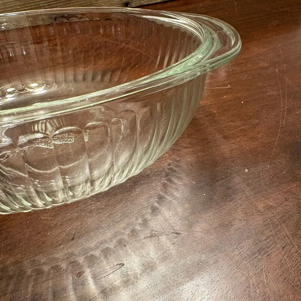 Pyrex vintage clear